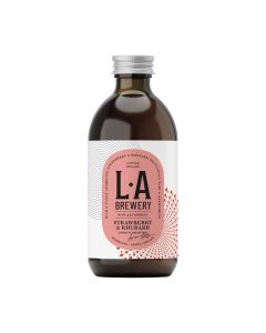 LA Brewery - Strawberry & Rhubarb Kombucha - 12 x 330ml