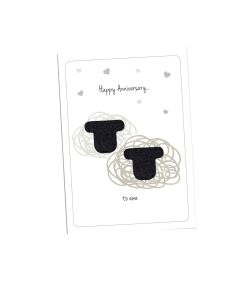 Little Beau Sheep - Bleatings Cards - Happy Anniversary to Ewe - 6 x 20g