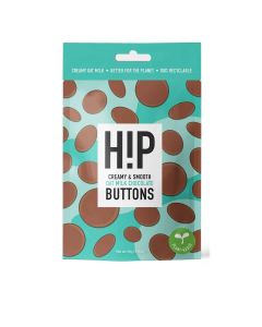 H!P Chocolate - Creamy & Smooth Oat Milk Chocolate Buttons - 8 x 90g
