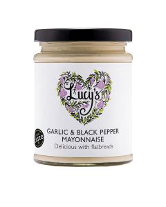 Lucy's Dressings - Garlic and Black Pepper Mayonnaise - 6 x 240g