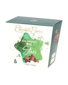 Elizabeth Shaw - Dark Chocolate Mint Stars - 8 x 125g