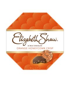 Elizabeth Shaw - Milk Chocolate Orange Honeycomb Crisp - 8 x 162g