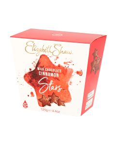 Elizabeth Shaw - Milk Chocolate Cinnamon Stars - 8 x 125g