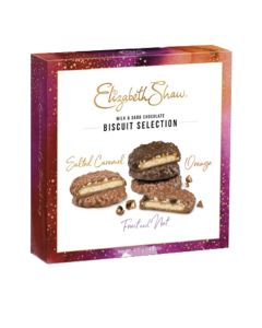 Elizabeth Shaw - Milk & Dark Chocolate Biscuit Selection Pack (3 x 140g) - 4 x 420g