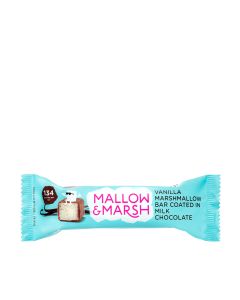 Mallow & Marsh - Vanilla Marshmallow Bar Coated in Milk Chocolate - 12 x 25g