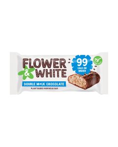 Flower & White - Vegan Double M*lk Chocolate Meringue Bar - 12 x 20g