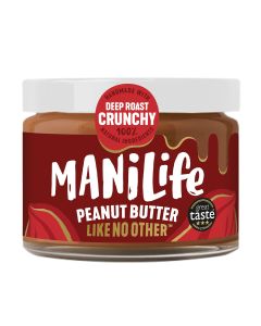 ManiLife - Deep Roast Crunchy Peanut Butter - 6 x 275g