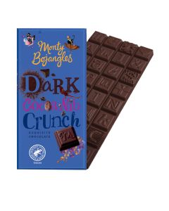 Monty Bojangles - Dark Cocoa Nib Crunch Exquisite Chocolate - 18 x 150g