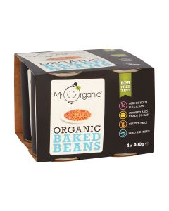 Mr Organic - Baked Beans multipack 6 x (4 x 400g)