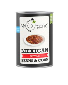 Mr Organic - Mexican Style Beans & Corn - 12 x 400g