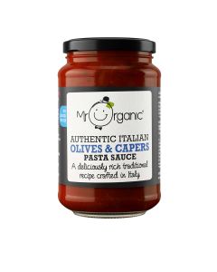 Mr Organic - Puttanesca Olives & Capers Pasta Sauce - 6 x 350g