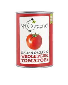 Mr Organic - Whole Plum Tomatoes - 12 x 400g