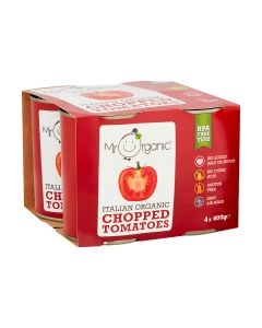 Mr Organic - Chopped Tomatoes multipack - 6 x (4 x 400g)