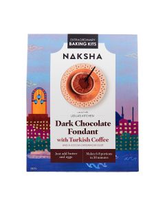 Naksha - Dark Chocolate Fondant with Turkish Coffee Gourmet Baking Kit - 6 x 390g