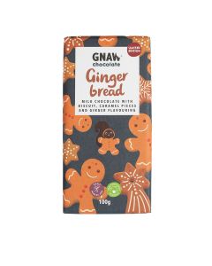 GNAW - Gingerbread Milk Chocolate Bar - 12 x 100g