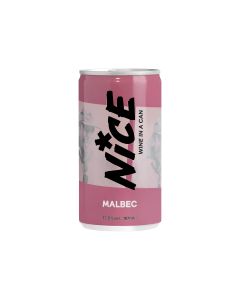 Nice - Malbec Wine (Can) ABV13.5% - 12 x 187ml