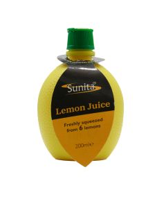 Sunita - Lemon Juice - 12 x 200ml