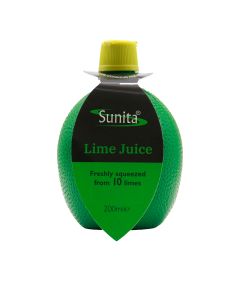 Sunita - Lime Juice - 12 x 200ml