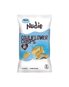 Nudie - Sea Salt Caulifower Crisps - 12 x 80g