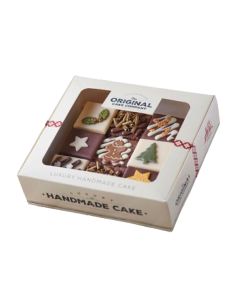 The Originial Cake Company - 9 Piece Chocolate Cake Christmas Gift Box - 4 x 740g