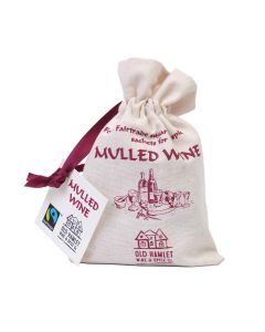 Old Hamlet Wine & Spice - Fairtrade Mulled Wine Sugar & Spice Sachets in Calico Bag - 10 x 112g