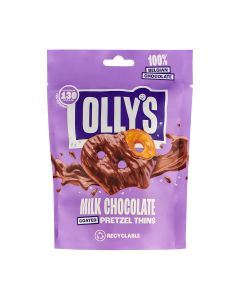 OLLY's - Salted Milk Chocolate Pretzel Thins - 10 x 90g