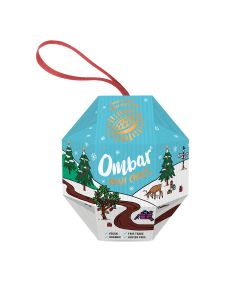 Ombar - Organic & Fairtrade Dark Chocolate Christmas Bauble - 5 x 80g