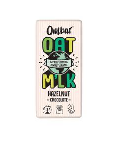 Ombar - Organic & Fairtrade Oat M'lk Hazelnut Chocolate Bar - 10 x 70g