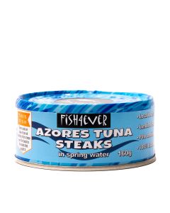 Fish4ever - Azores Skipjack Tuna Steaks In Spring Water - 15 x 160g