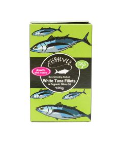Fish4ever - White Tuna Fish In Organic Olive Oil - 10 x 120g