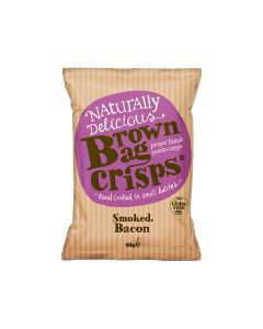 Brown Bag Crisps - Smoked Bacon Crisps - 20 x 40g