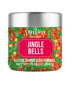 Pimlico - Jingle Bells Sour Sweets Jar - 6 x 300g