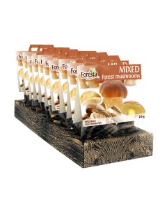 Foresta - Mixed Forest Dried Wild Mushrooms - 10 x 25g