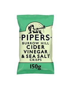 Pipers - Burrow Hill Cider Vinegar & Sea Salt Crisps - 15 x 150g