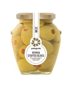 Pelagonia - Pepper Stuffed Olives - 6x300g