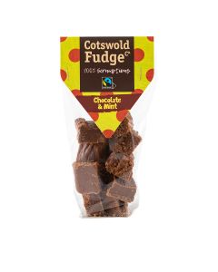 Cotswold Fudge Co - Fairtrade Chocolate & Mint Fudge - 12 x 150g