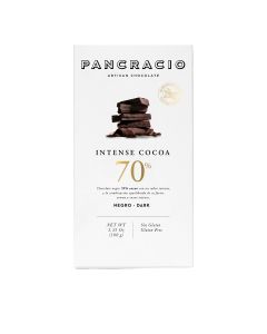 Pancracio - Intense Cocoa 70% Dark Chocolate Bar - 20 x 100g