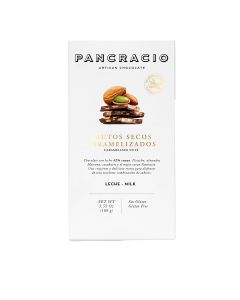 Pancracio - Caramelised Nuts Milk Chocolate Bar - 20 x 100g