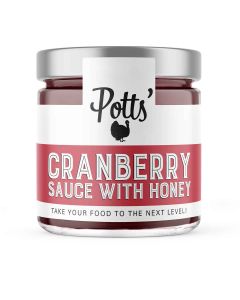 Potts' - Honey & Cranberry Sauce - 6 x 225g