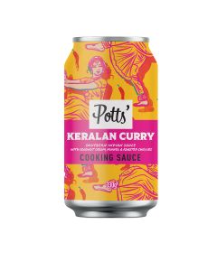 Potts - Keralan Southern Indian Curry Sauce in a Can - 8 x 330g