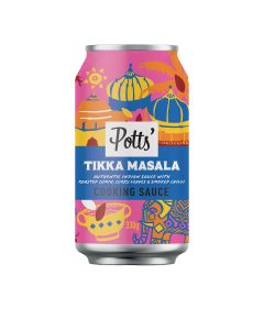 Potts - Tikka Masala Curry Sauce in a Can - 8 x 330g
