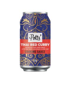 Potts - Thai Red Curry Sauce in a Can - 8 x 330g