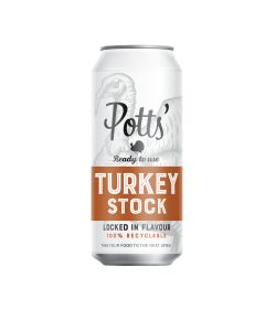 Potts' - Turkey Stock Can - 8 x 500g