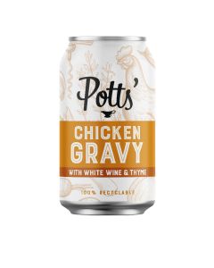 Potts - Chicken, White Wine & Thyme Gravy Can - 8 x 330g