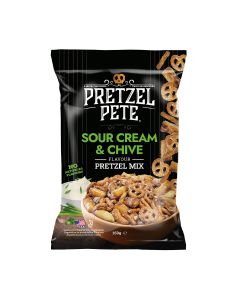Pretzel Pete - Sour Cream & Chive Pretzel Mix - 8 x 160g