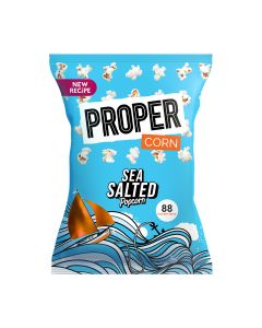 Proper - Lightly Sea Salted Popcorn - 8 x 70g