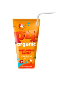PIP Organic - Mango, Orange & Apple Juice with Spring Water - 24 x 180ml