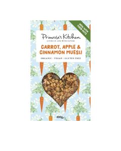 Primrose's Kitchen - Organic Carrot, Apple & Cinnamon Muesli - 6 x 400g
