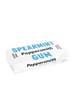 Peppersmith - Spearmint Sugar Free Gum - 12 x 15g