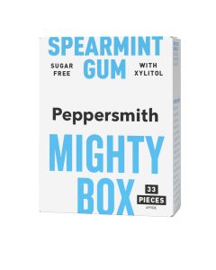 Peppersmith - Mighty Box Spearmint Sugar free Gum - 18 x 50g